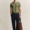 Slim Fit Shield V-Neck T-Shirt