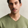 Slim Fit Shield V-Neck T-Shirt