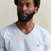 Slim Fit Shield V-Neck T-Shirt