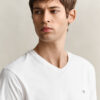 Slim Fit Shield V-Neck T-Shirt