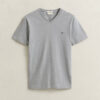 Slim Fit Shield V-Neck T-Shirt