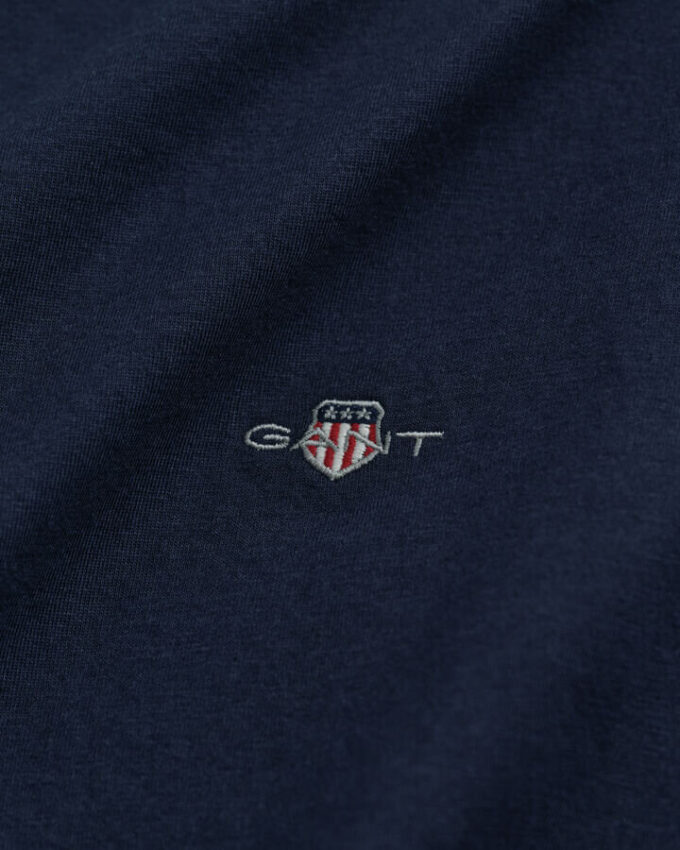 Slim Fit Shield V-Neck T-Shirt