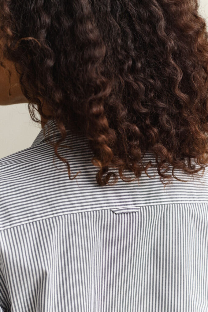 Slim Fit Striped Poplin Shirt