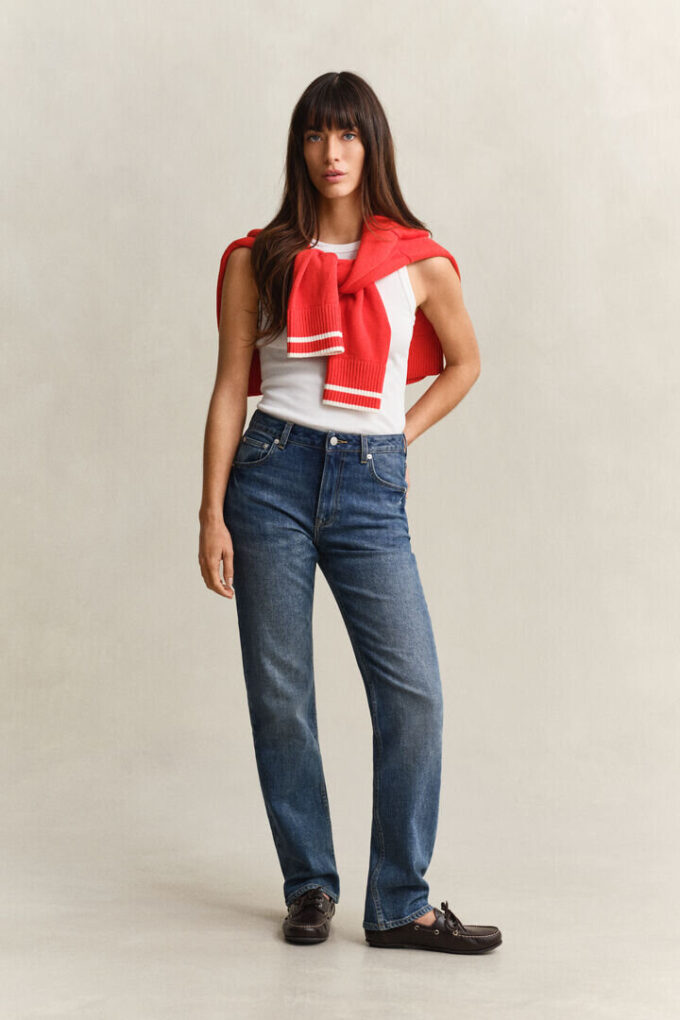 Straight Leg Stretch Jeans