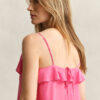 Strappy Silk Midi Dress