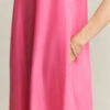 Strappy Silk Midi Dress