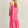 Strappy Silk Midi Dress
