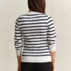 Striped Cable Knit Cardigan