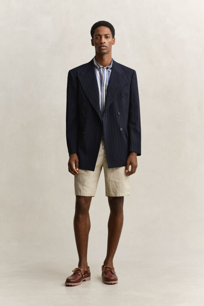 Striped Cotton Voile Shirt
