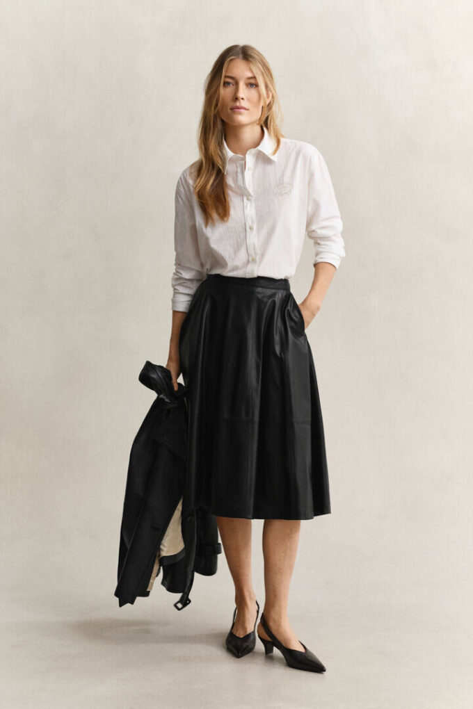 Striped Embroidered Shirt