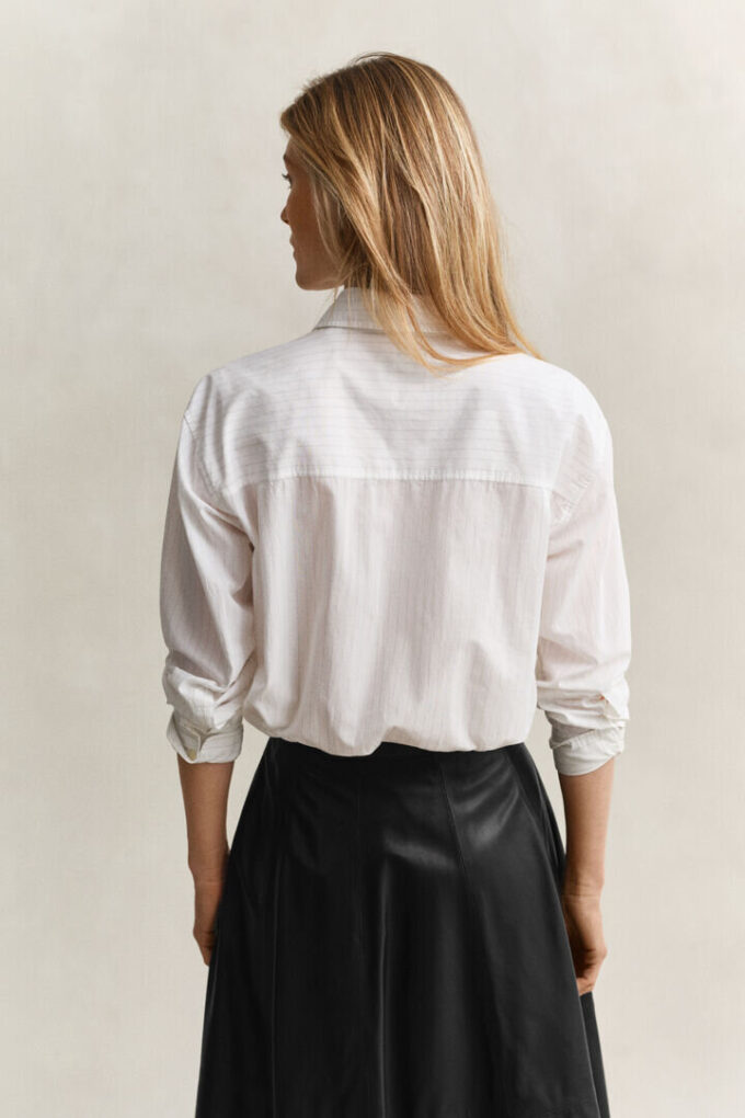 Striped Embroidered Shirt