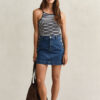 Striped Halterneck Tank Top