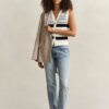 Striped Knit Vest
