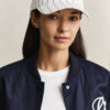 Striped Linen Blend Cap