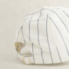 Striped Linen Blend Cap