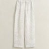 Striped Linen Blend Pants