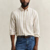 Striped Linen Blend Shirt