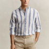 Striped Linen Blend Shirt