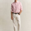 Striped Linen Blend Shirt