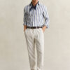 Striped Linen Blend Shirt