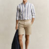 Striped Linen Blend Shirt