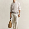Striped Linen Blend Shirt
