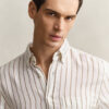 Striped Linen Blend Shirt