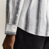 Striped Linen Blend Shirt