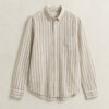 Striped Linen Blend Shirt