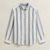 Striped Linen Blend Shirt