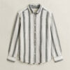 Striped Linen Blend Shirt