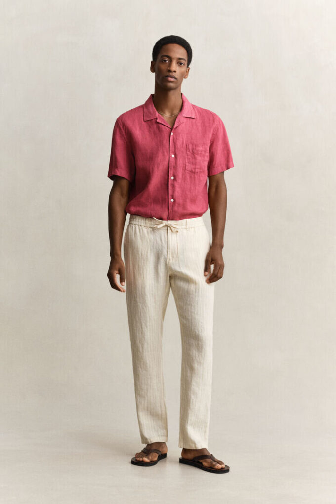 Striped Linen Pants