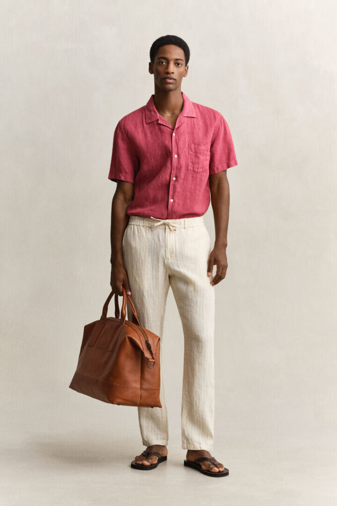 Striped Linen Pants