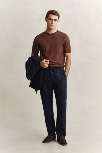Striped Linen Pants