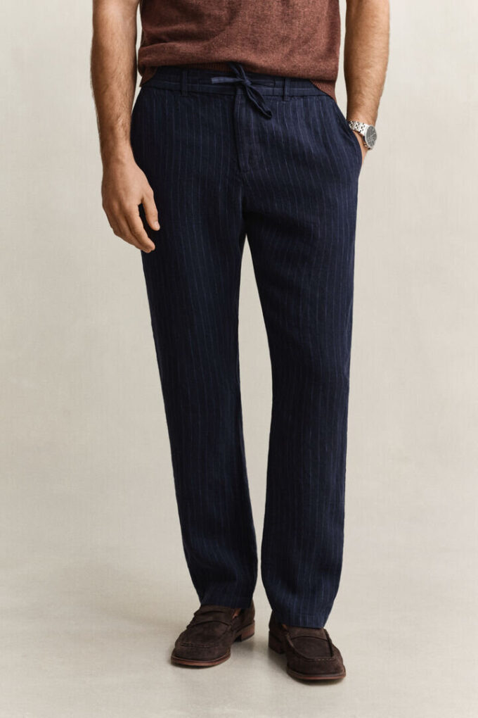 Striped Linen Pants