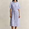Striped Linen Shirt Dress