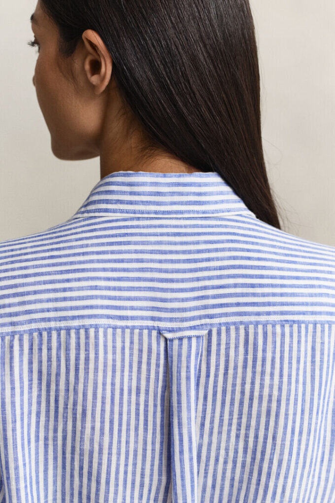 Striped Linen Shirt Dress