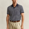 Striped Pima Cotton Polo Shirt