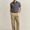 Striped Pima Cotton Polo Shirt