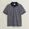 Striped Pima Cotton Polo Shirt