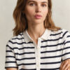 Striped Piqua Polo Dress