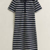 Striped Piqua Polo Dress