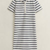 Striped Piqua Polo Dress