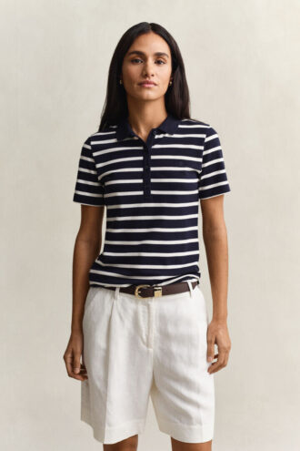 Striped Piqua Polo Shirt