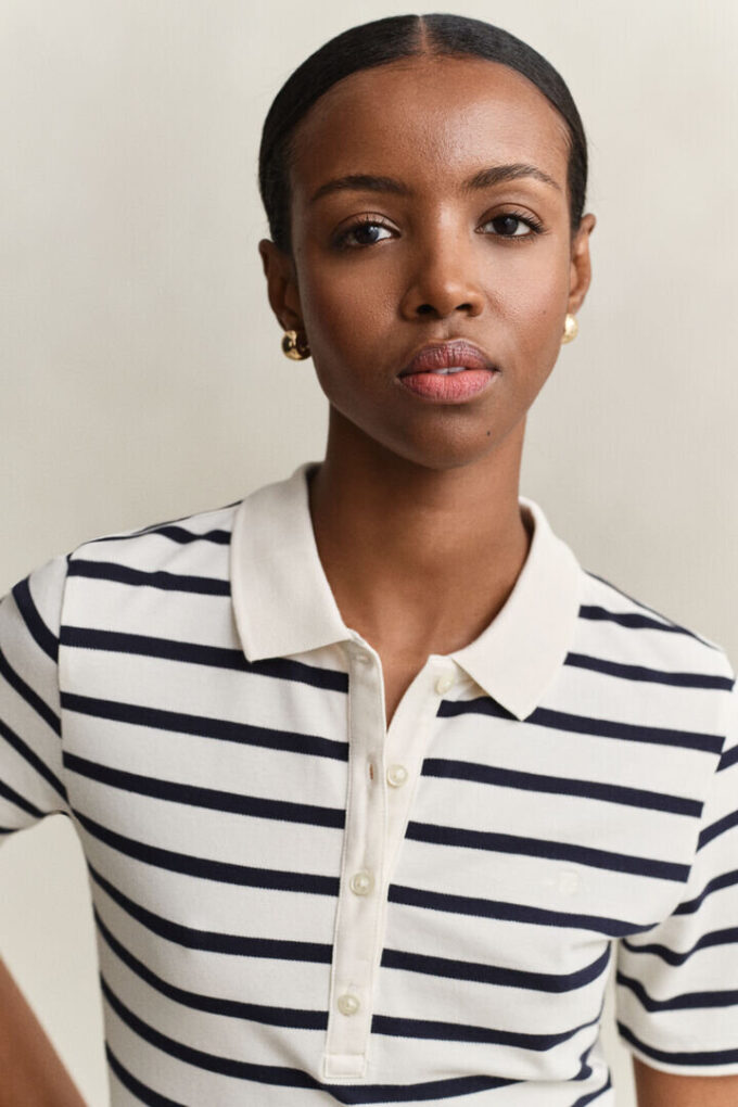 Striped Piqua Polo Shirt