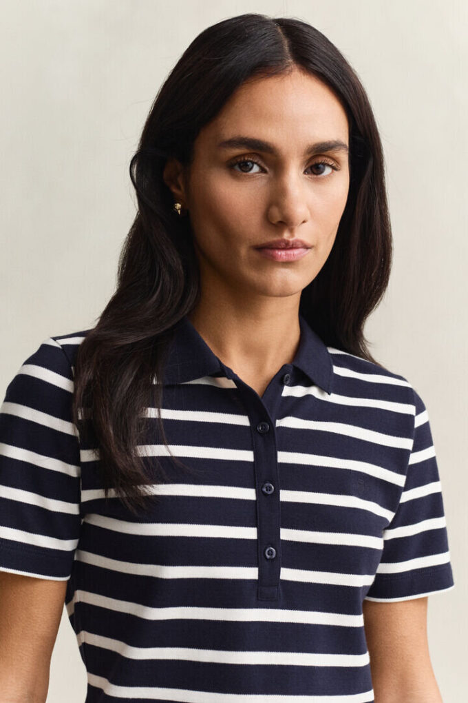 Striped Piqua Polo Shirt