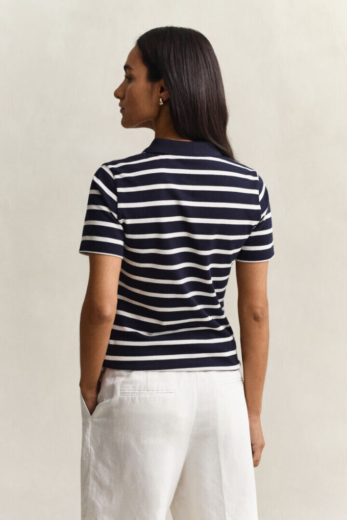 Striped Piqua Polo Shirt