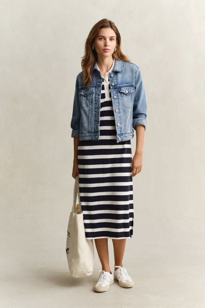 Striped Polo Dress
