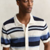 Striped Polo Sweater