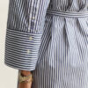 Striped Poplin Shirt Dress